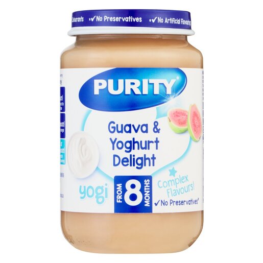 Purity Baby Food Guava & Yoghurt 200ML