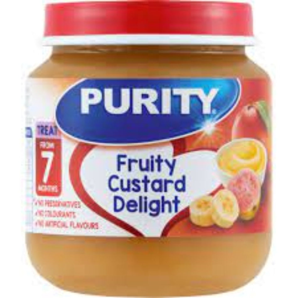 Purity Baby Food Fruity Custard 125ML