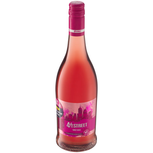 4th Street Wine Natural Sweet Rose 750ML -