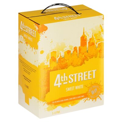 4th Street Wine Sweet White 5L -