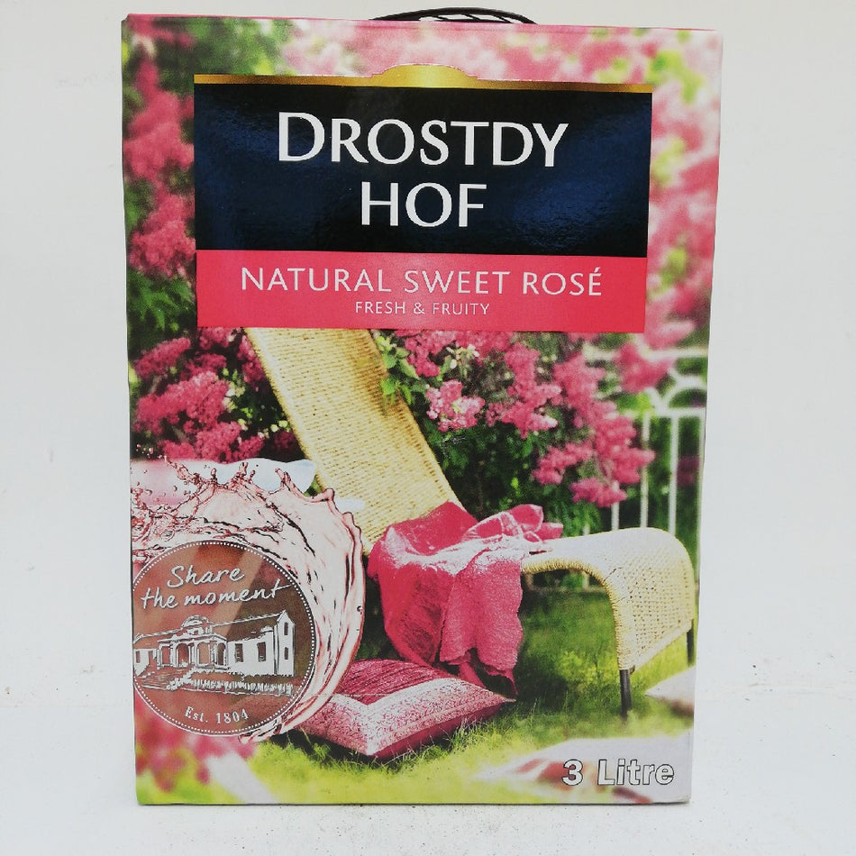 Drostdy-Hof Wine Natural Sweet Rose 3L -