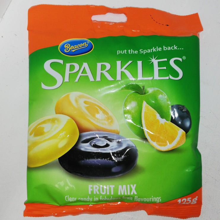Beacon Candy Sparkles Mixed Fruit 125G
