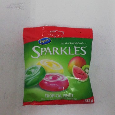 Beacon Candy Sparkles Tropical Fruit 125G