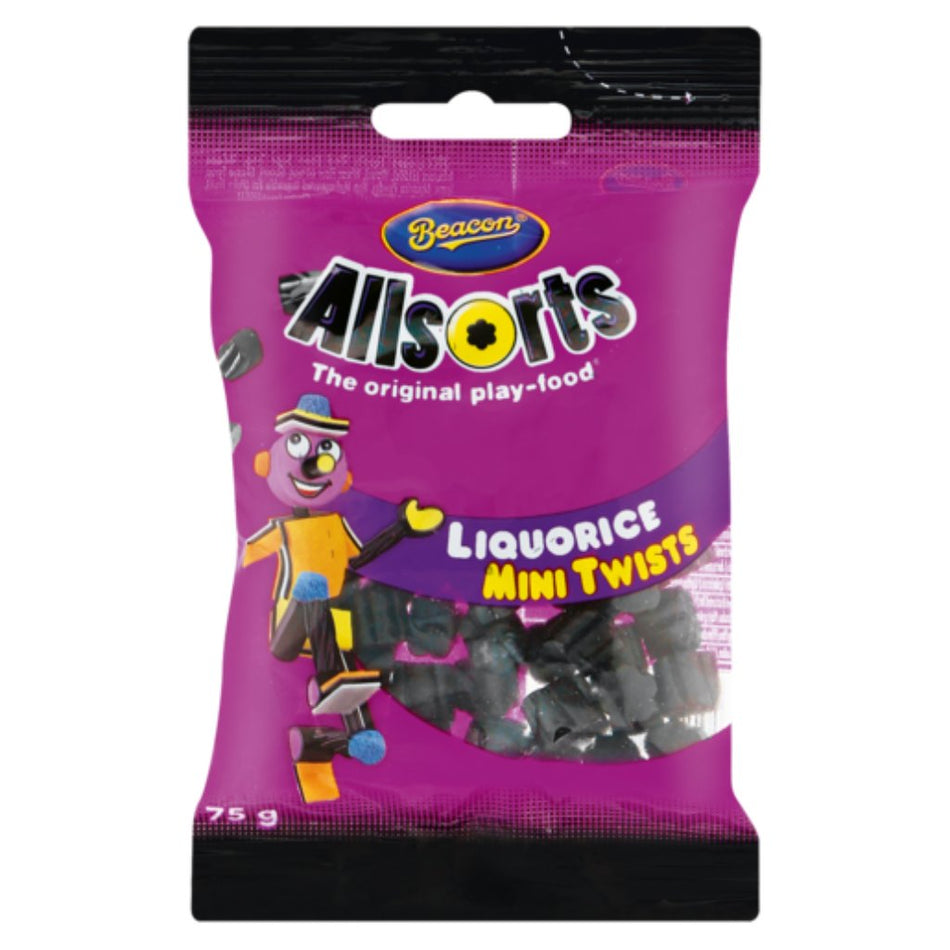 Allsorts Liquorice Twists 75G
