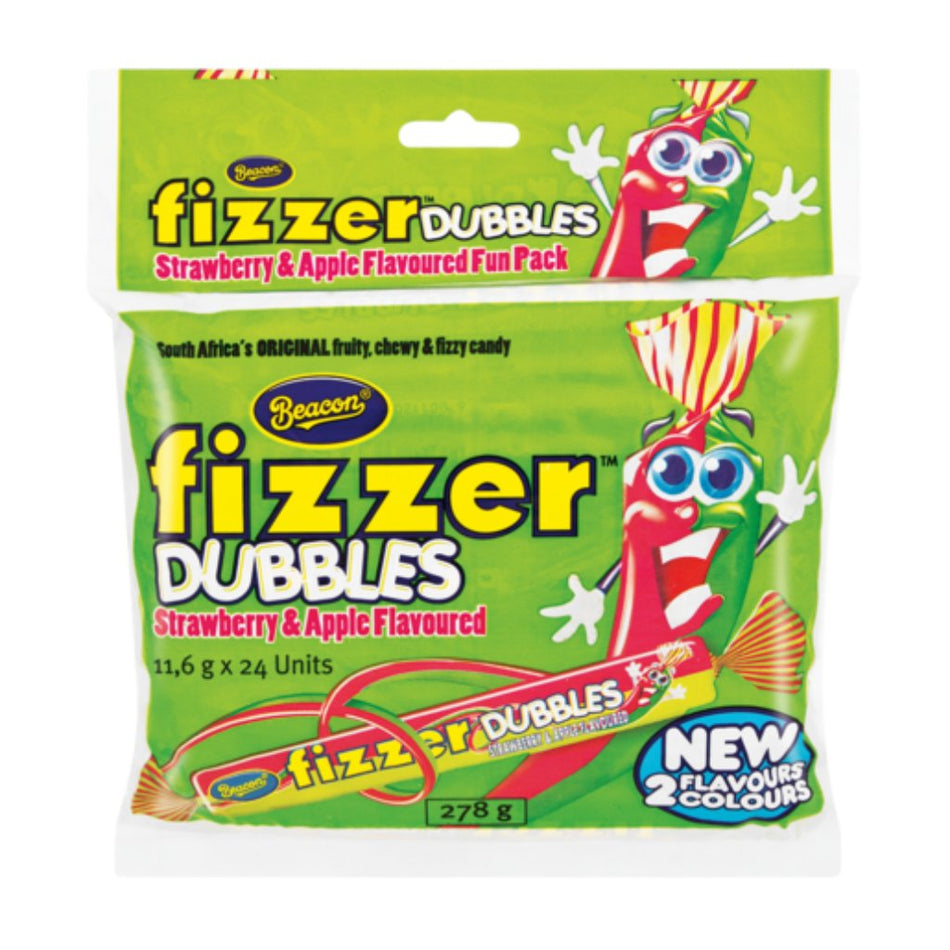 Beacon Fizzer Dubbles Strawberry/Apple 278G