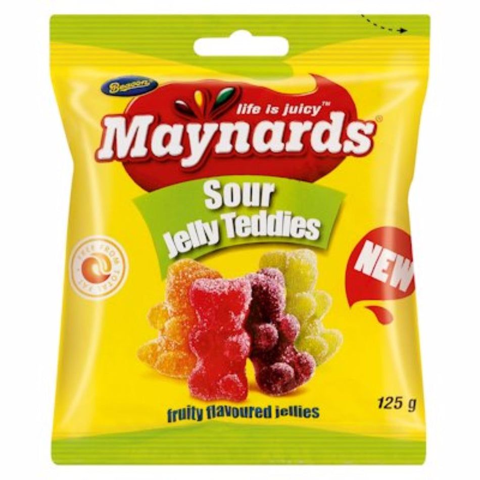 Maynards Sweets Jelly Teddies Sour 75G