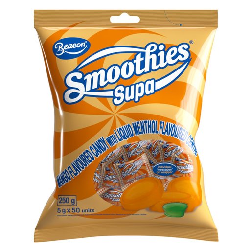Beacon Sweets Supa Smoothies Mango 50'S -