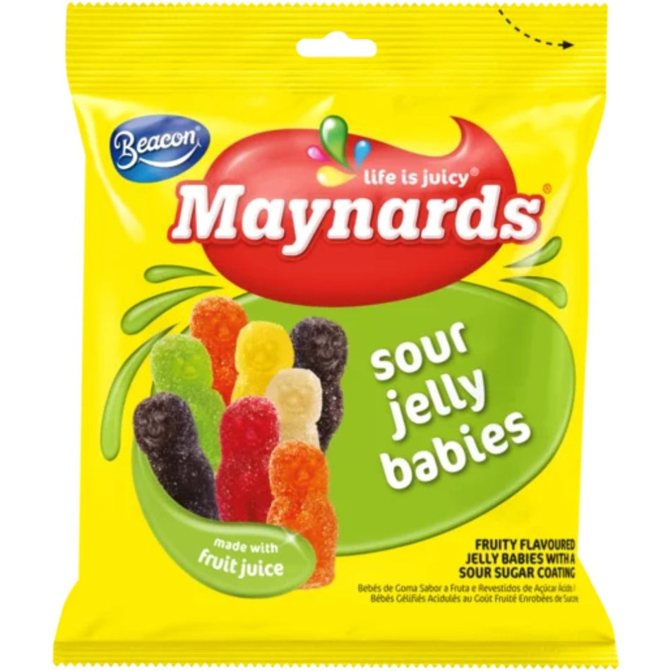 Maynards Sweets Jelly Babies Sours 100G
