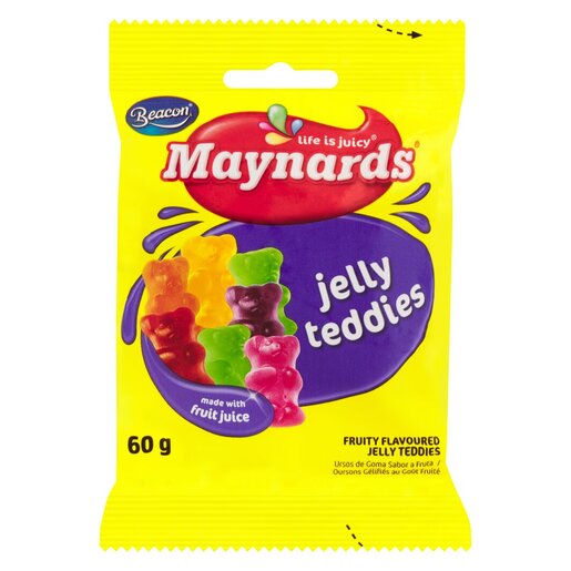 Maynards Sweets Jelly Teddies 60G -