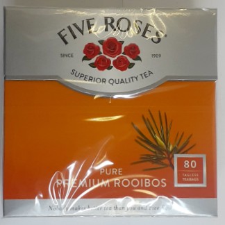 Five Roses Tea Pure Rooibos 80 Pack