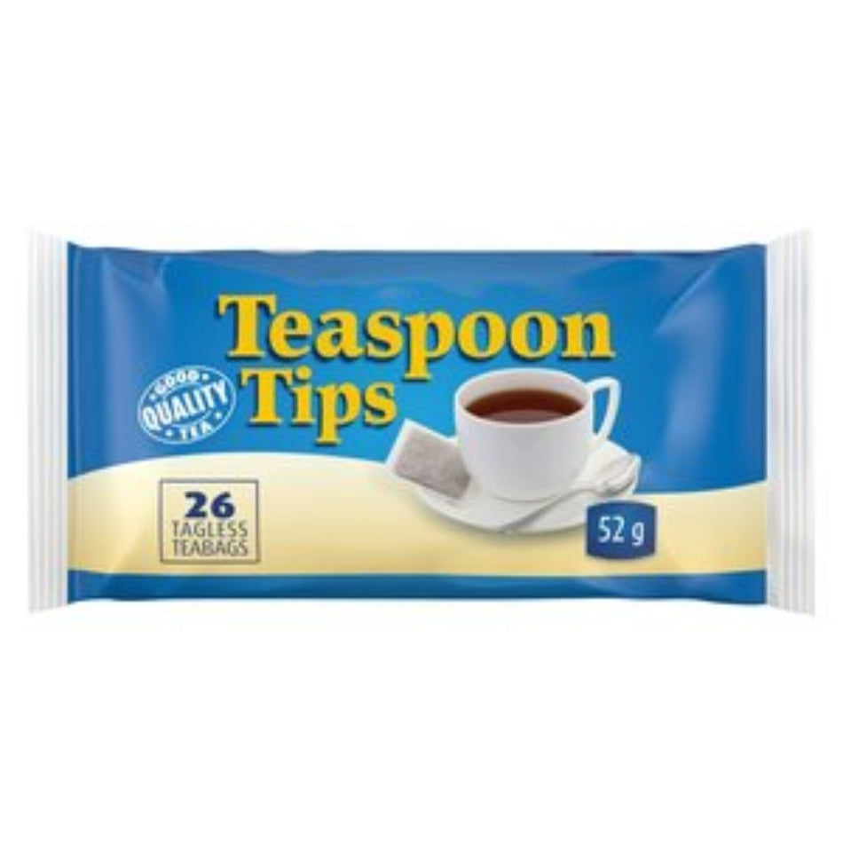 Teaspoon Tips Tea Bags Tagless 26'S