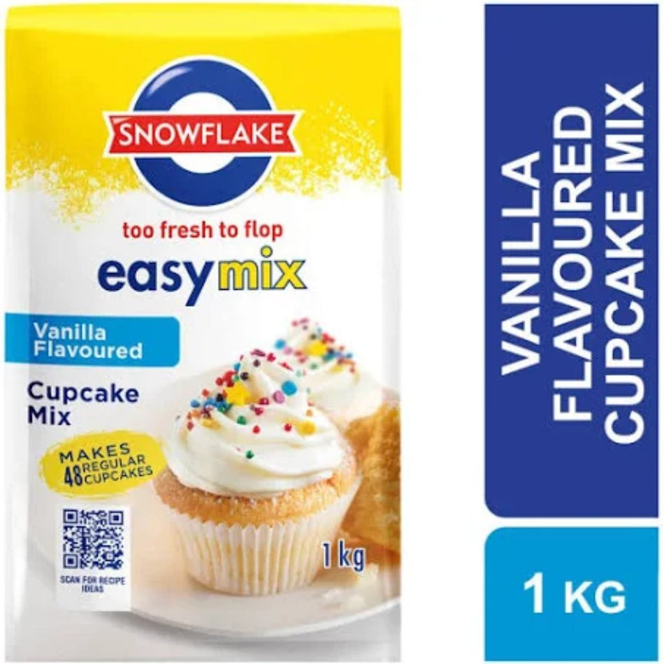 Snowflake Easy Mix Cupcake Mix Vanilla 1KG