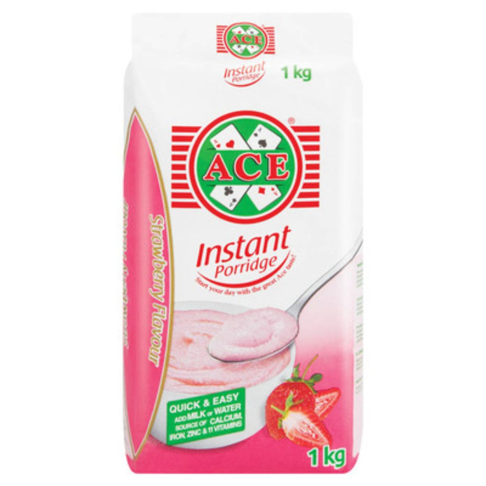 Ace Instant Porridge Strawberry 1KG