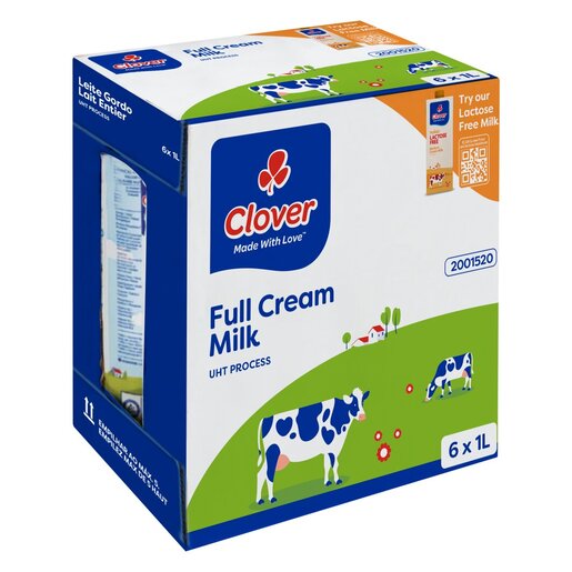 Clover Long Life Milk Full Cream 6'S NONE