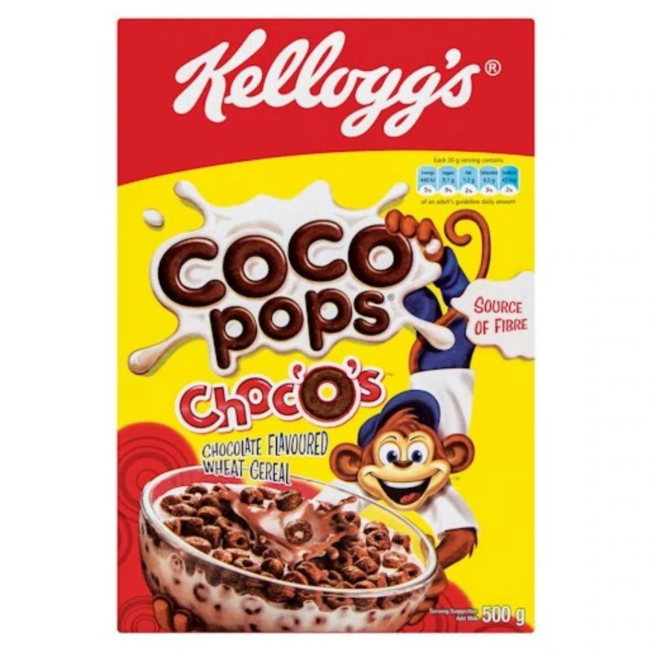 Kellogg's Cereal Coco Pops Chocos 500G