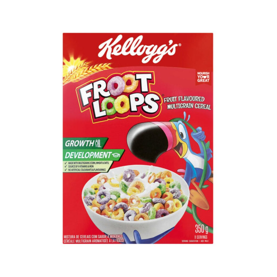 Kellogg's Cereal Fruit Loops 350G