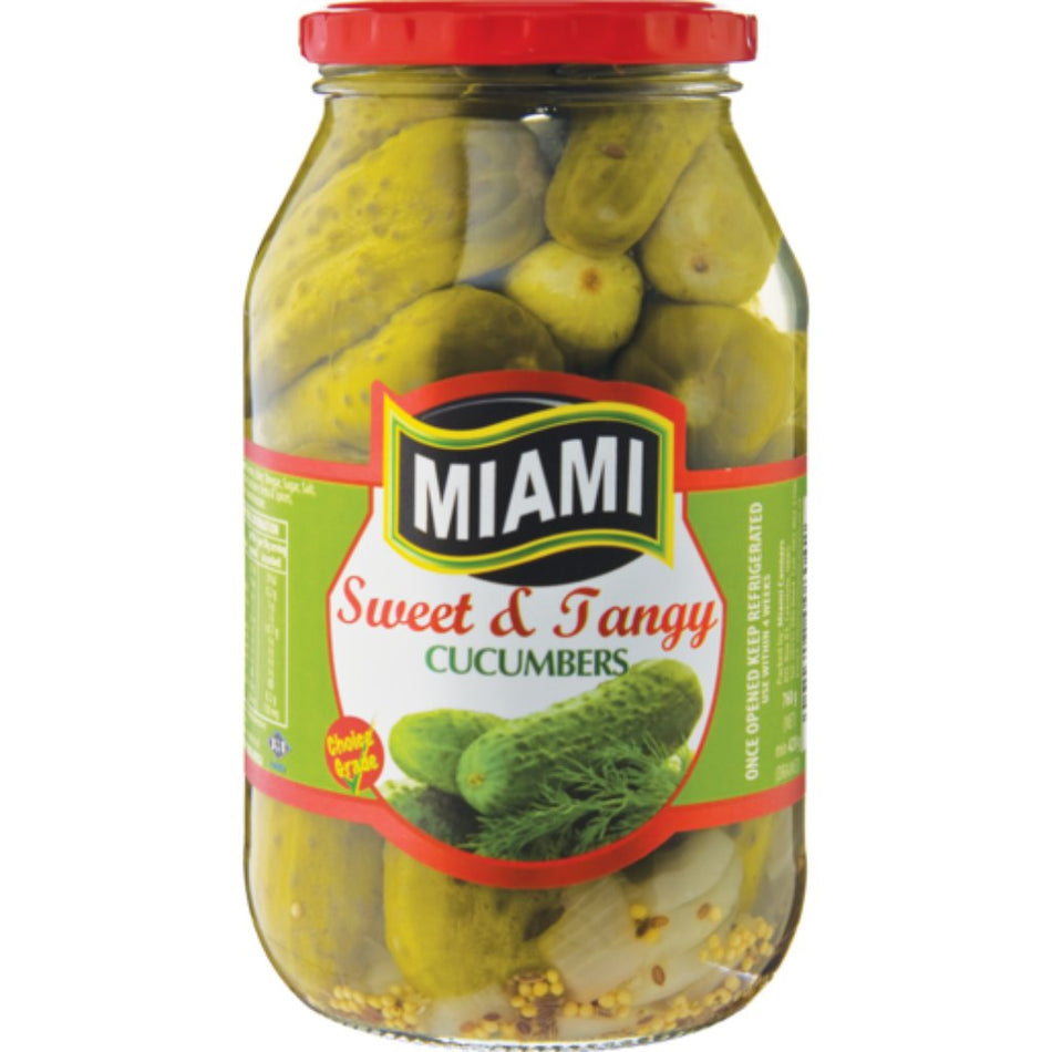 Miami Gherkins Sweet & Tangy 760G