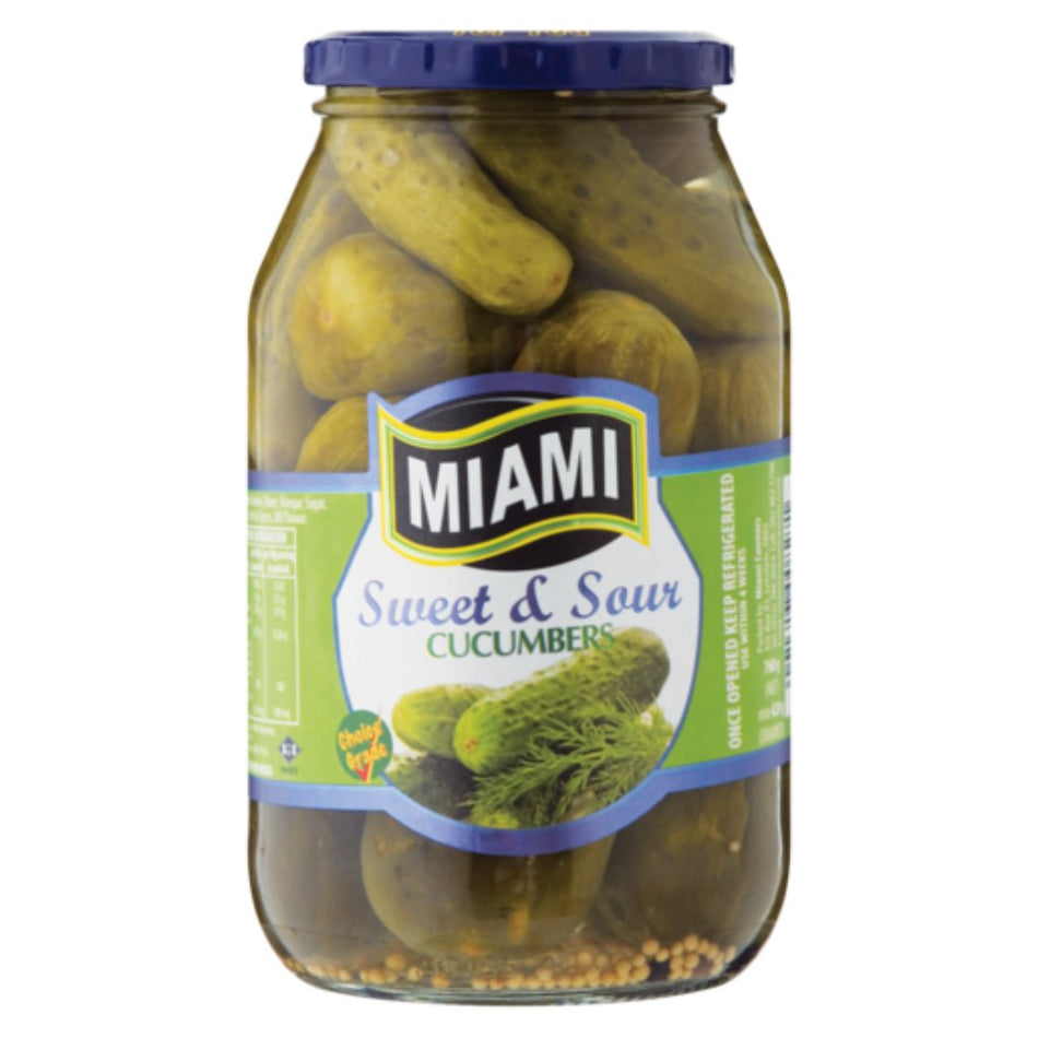Miami Cucumbers Sweet & Sour 760G