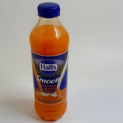 Hall's Orange & Mango Flavoured Dairy Blend Concentrate 1L