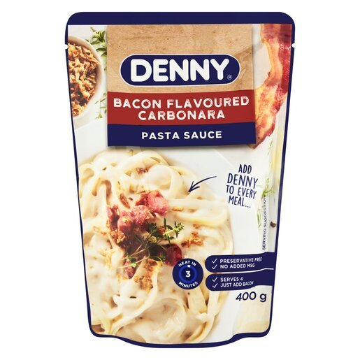 Denny Bacon Flavoured Carbonara Pasta Sauce 400g
