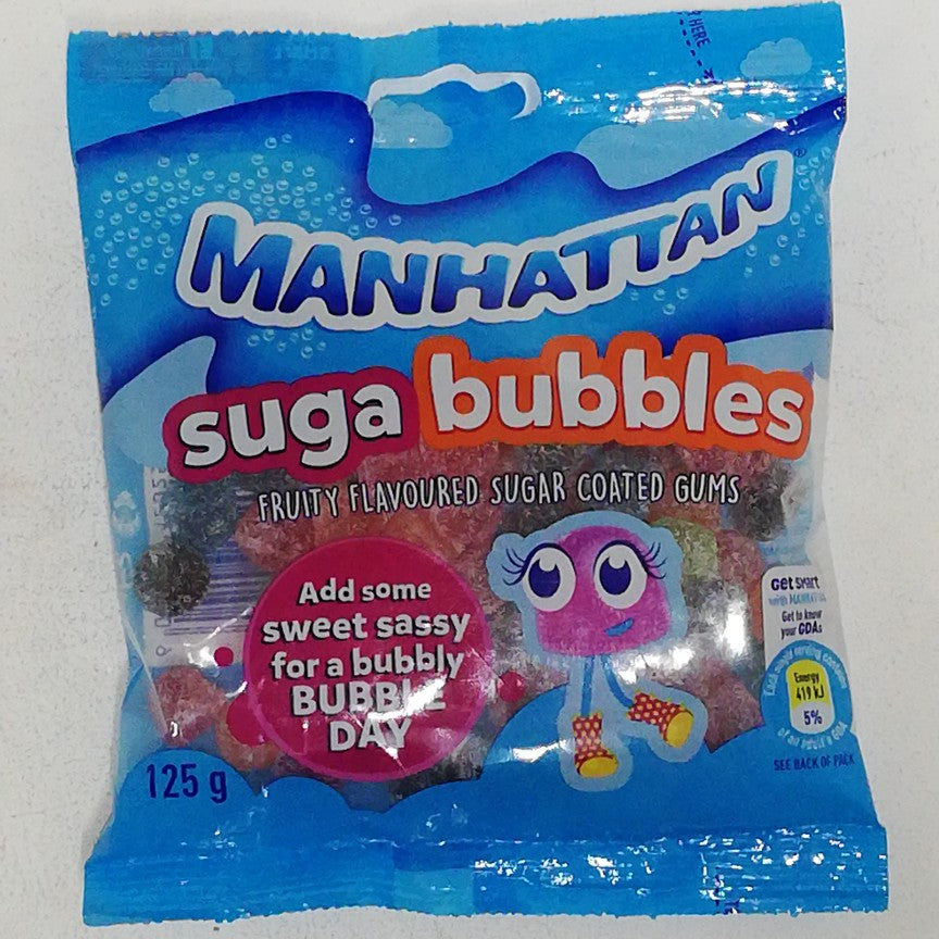 Manhattan Candy Suga Bubbles 125G -