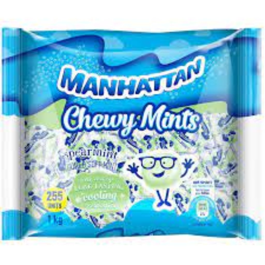 Manhattan Chewy Mints Spearmint Flavour 1KG -