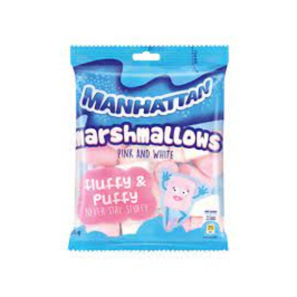 Manhattan Marsmallows Pink & White 50G -