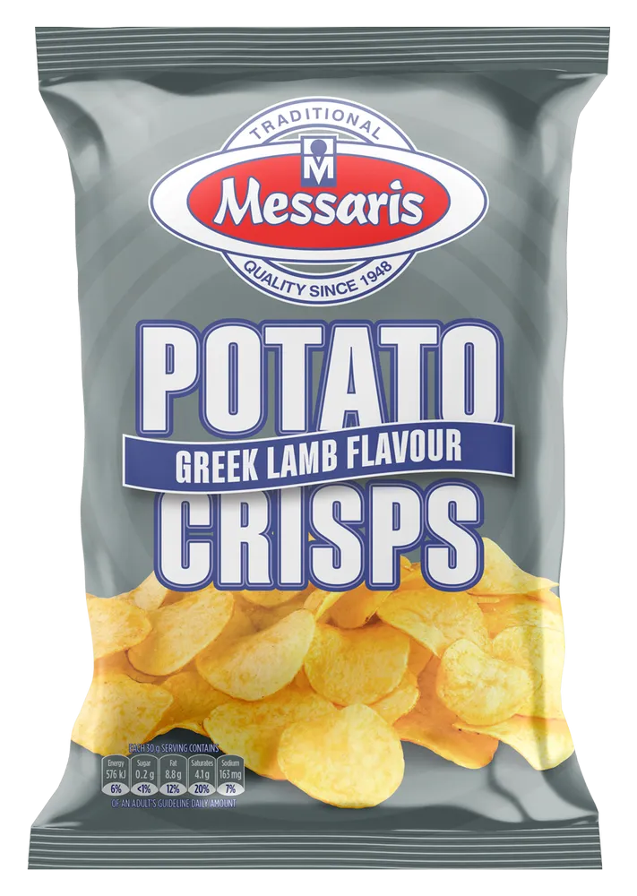 Messaris Greek Lamd Crisps 125g
