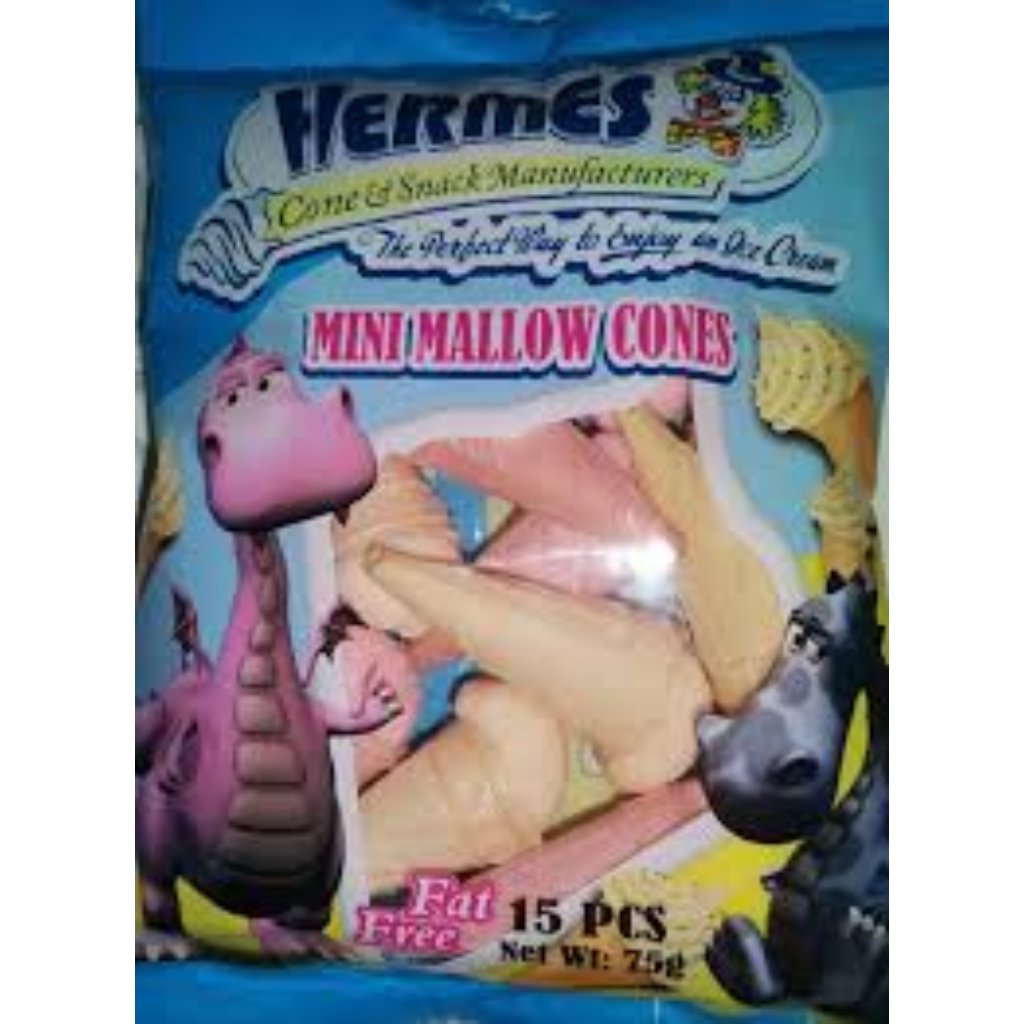 Hermes Mallow Cones Mini 75G -