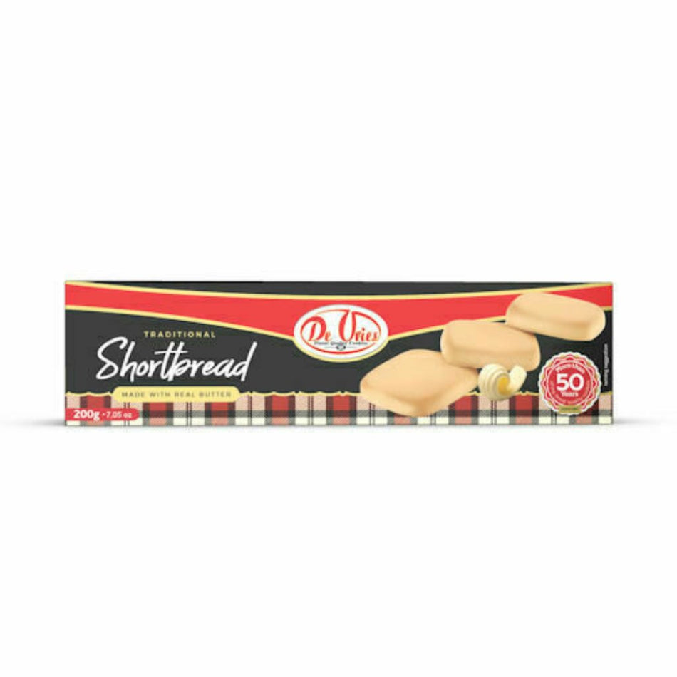 De Vries Shortbread Biscuits 200G