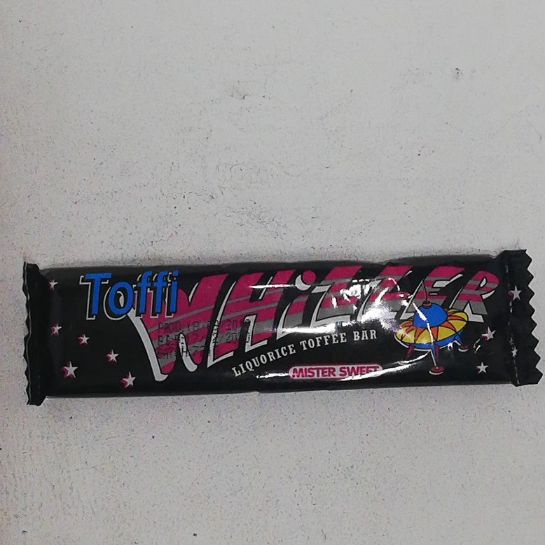 Mister Sweet Toffi Whizzer Bar 35G Liquorice