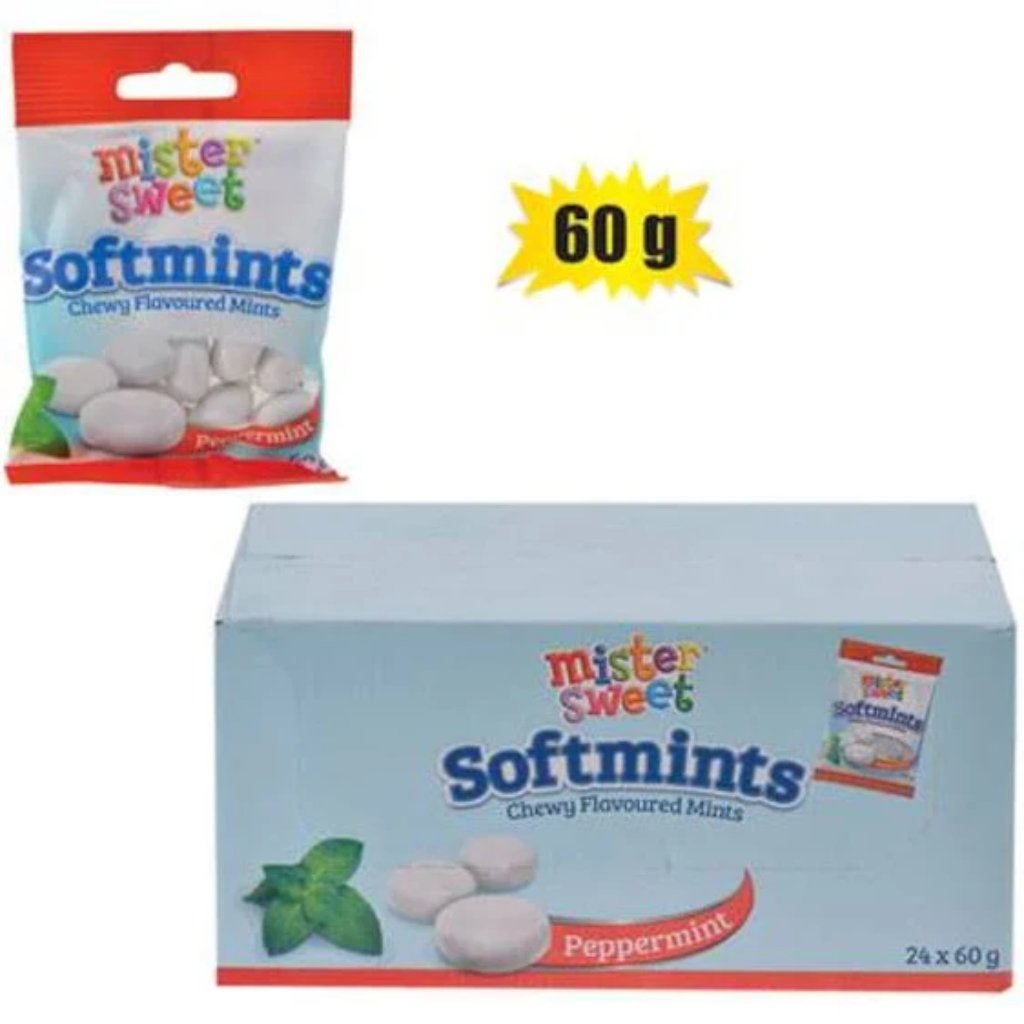 Mister Sweet Soft Mints Peppermint 60G -