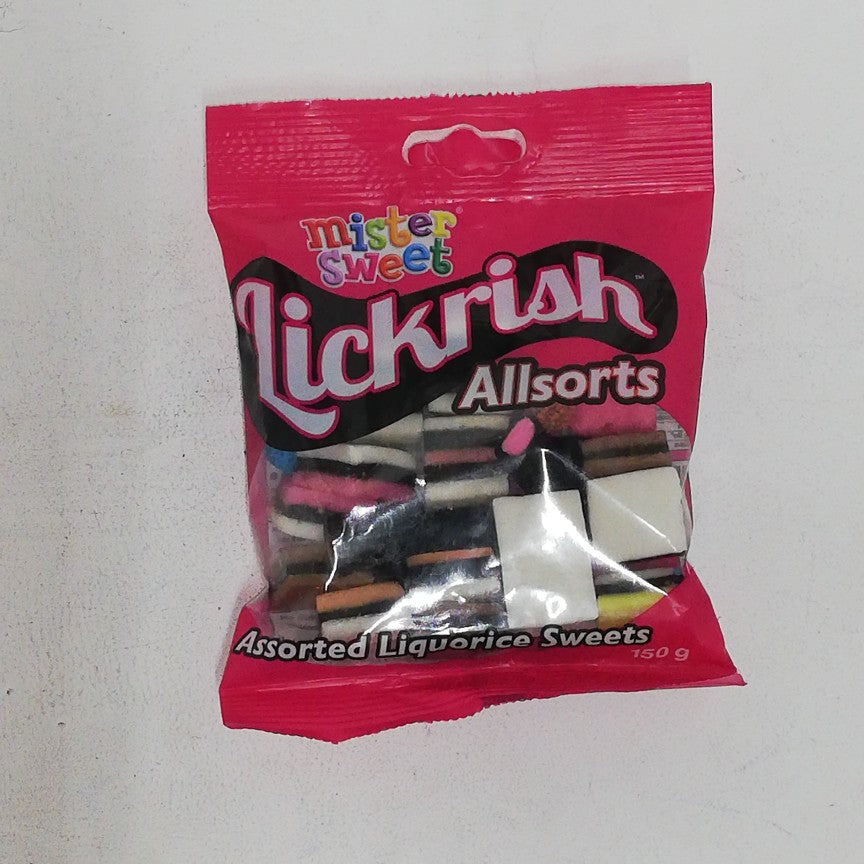 Mister Sweet Liquorice Allsorts 150G -