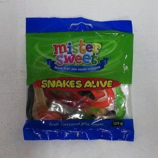 Mister Sweet Snakes 125G -
