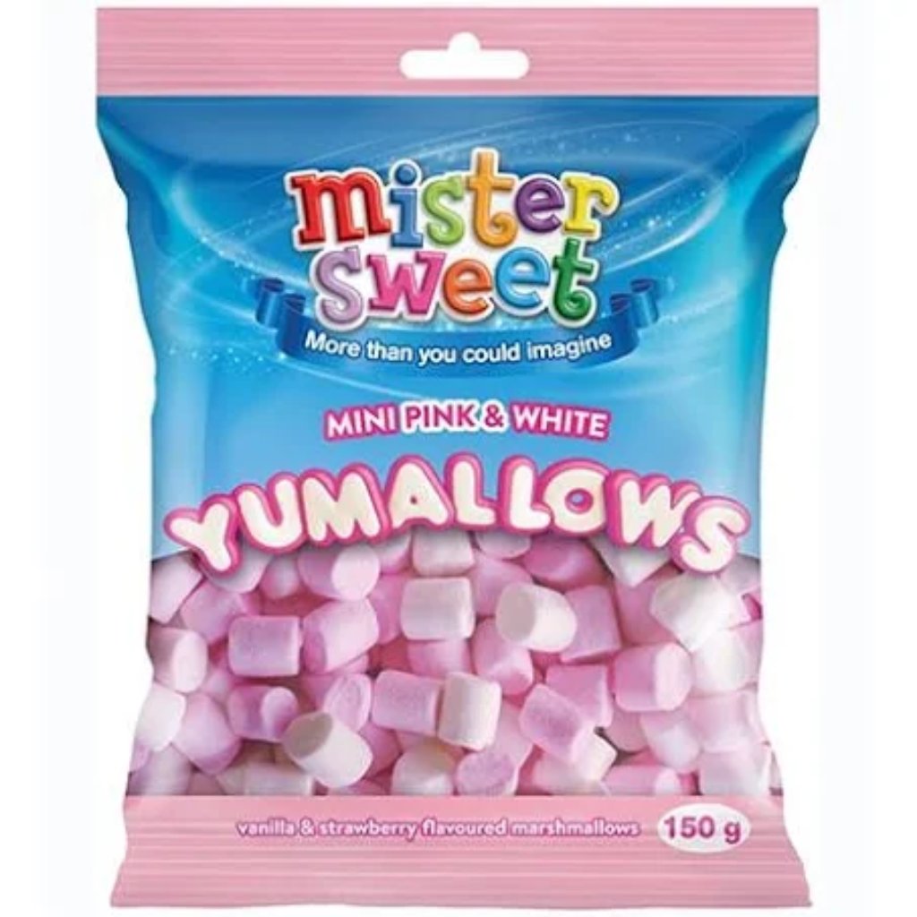 Mister Sweet Yumallows Mini White 150G -