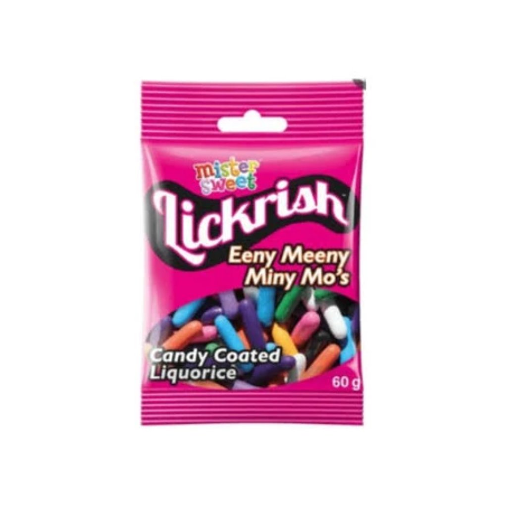 Mister Sweet Lickrish Eeny Meeny Miny Mo's 60G -