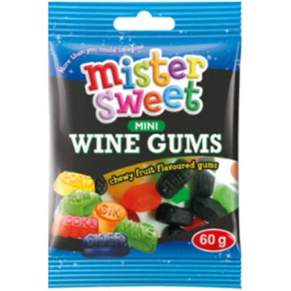 Mister Sweet Mini Wine Gums 60G -