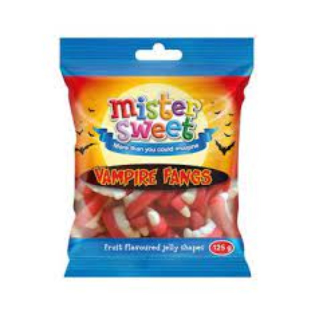 Mister Sweet Vampire Fangs 125G -