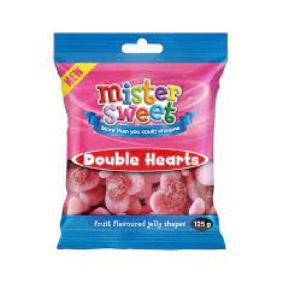 Mister Sweet Gums & Jellies Hearts 125G -