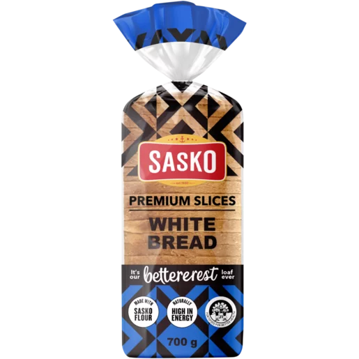 Sasko Premium Slices White Bread 700G -