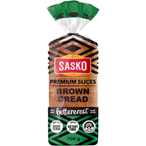Sasko Premium Slices Brown Bread 700G -