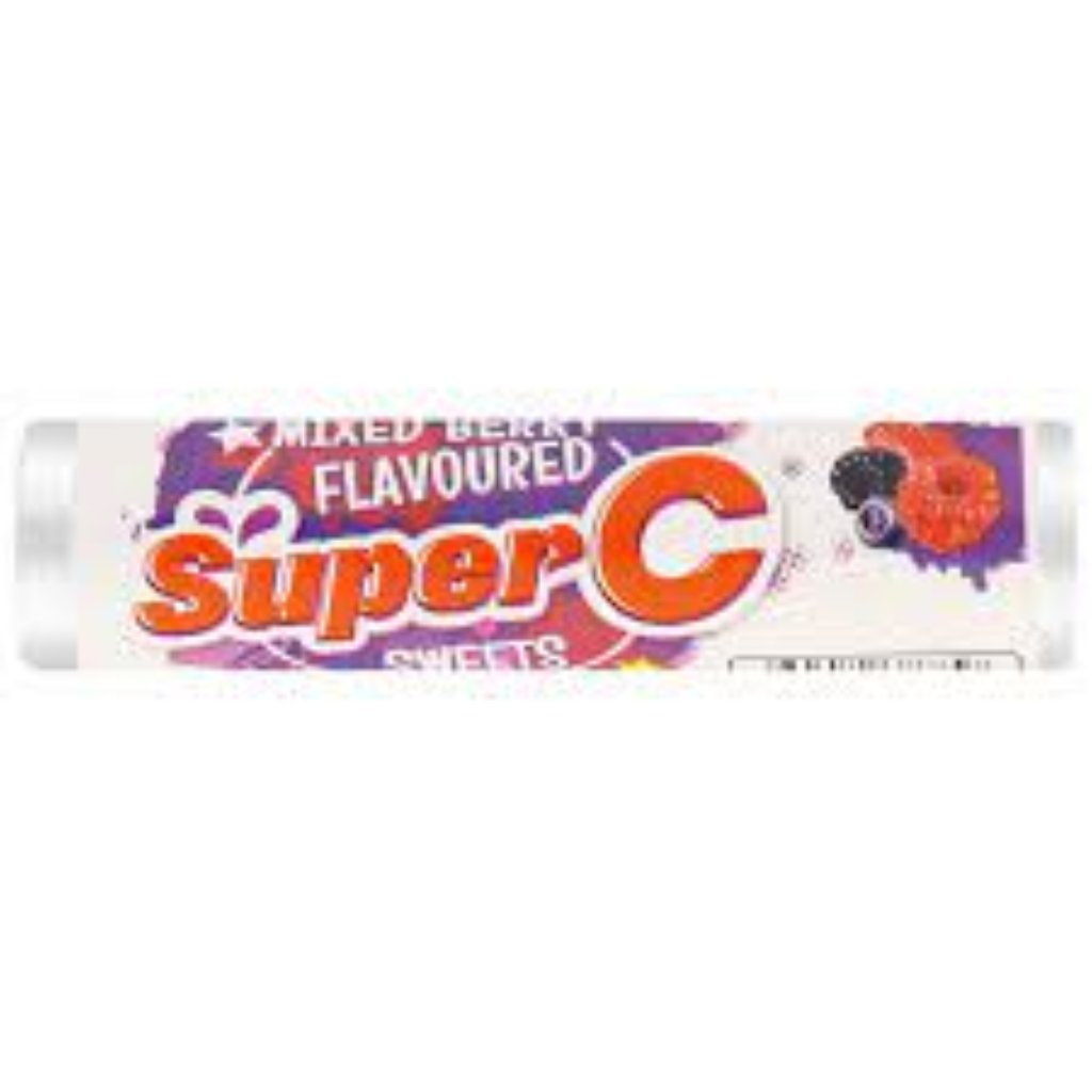 Super C Flavoured Sweets 36.6G Mixed Berry