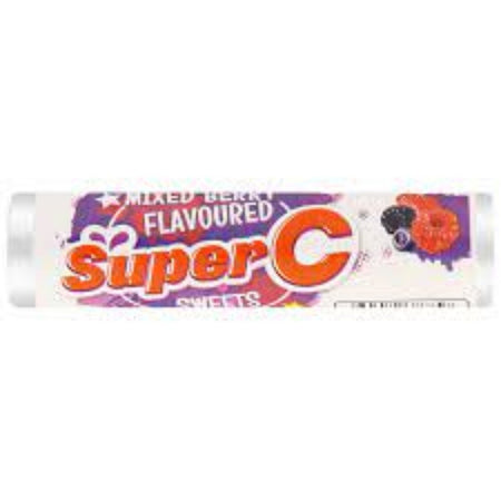 Super C Flavoured Sweets 36.6G Mixed Berry
