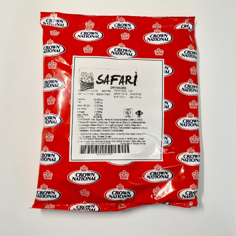 Crown National Safari Drywors 1KG