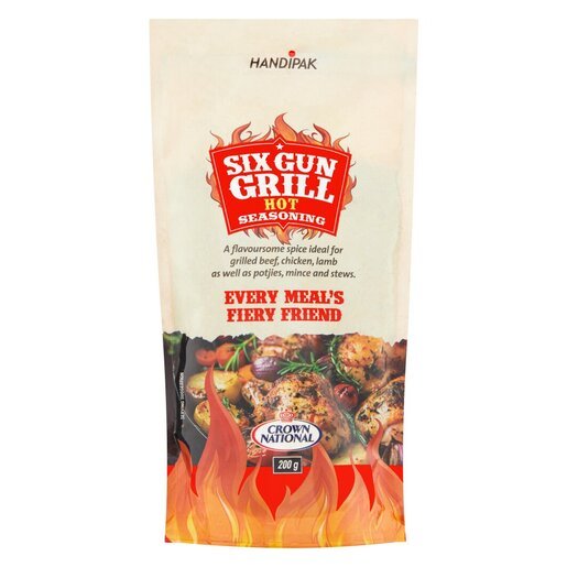 Crown Natiional BBQ Six Gun Grill Hot Seasoning 200g
