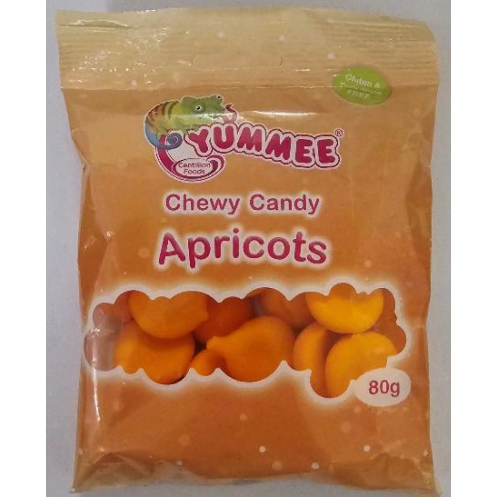 Yummee Candy Apricots 80G DEFAULT TITLE