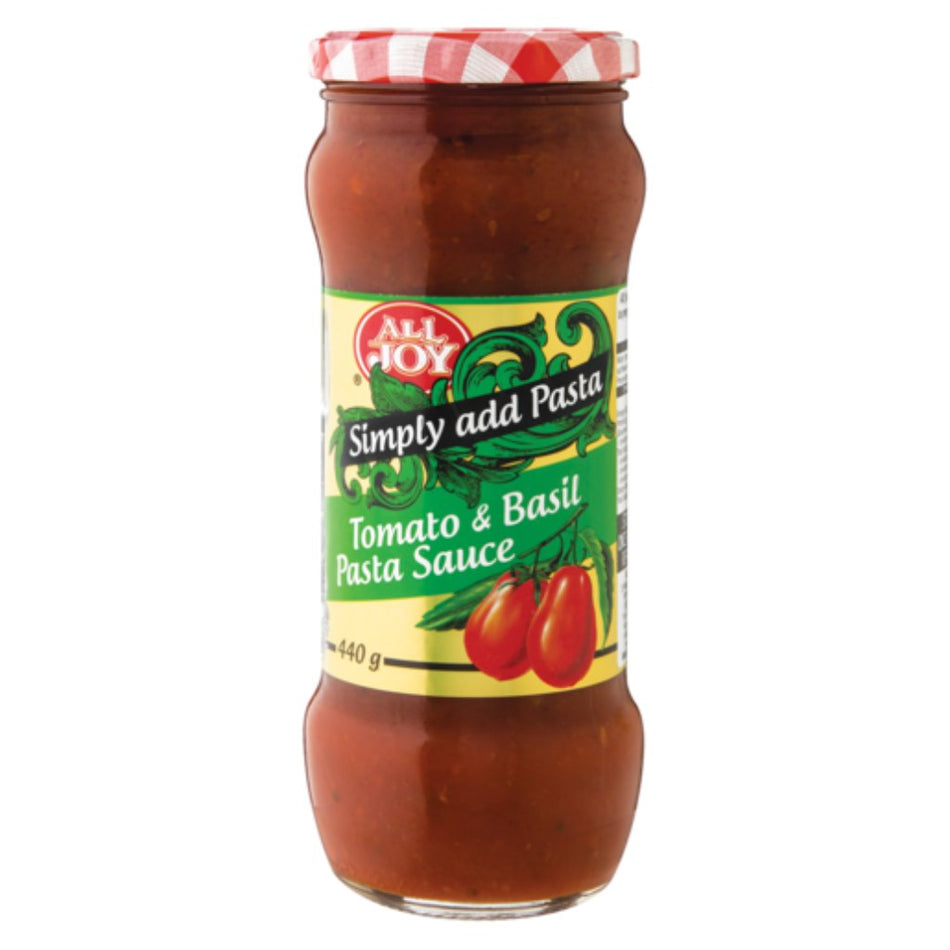 All Joy Pasta Sauce Tomato & Basil 440G