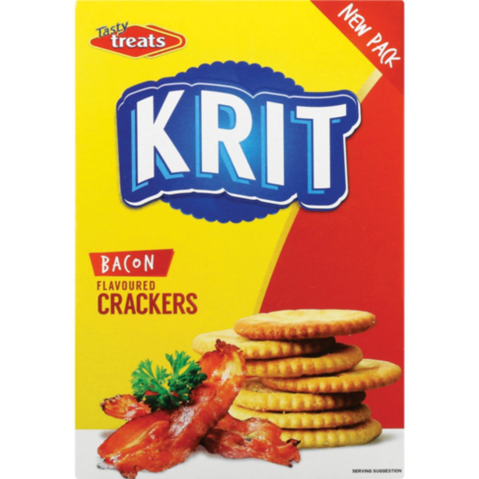 Tasty Treats Krit Bacon Crackers 150G