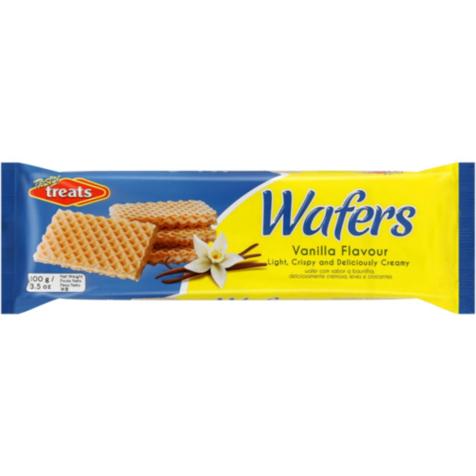Tasty Treats Vanilla Wafer Biscuit 100G