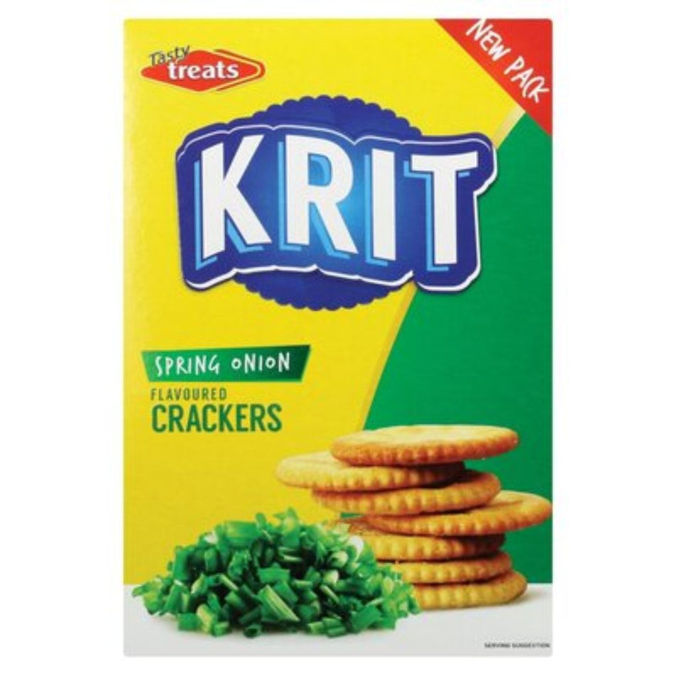Tasty Treats Krit Spring Onion Crackers 150G